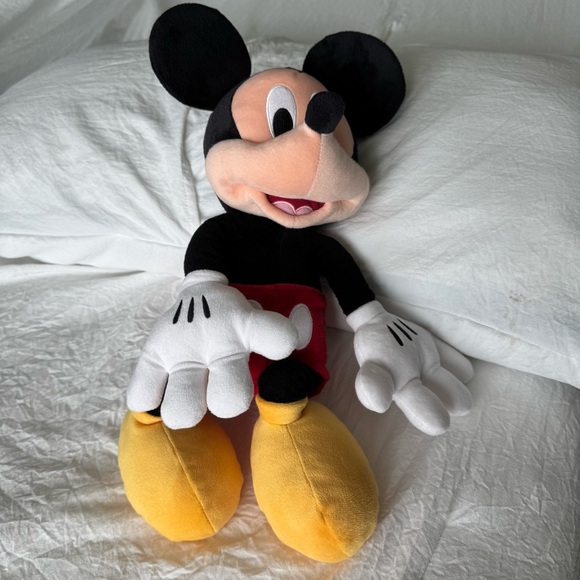 Disney Mickey, Minnie, and Donald Plush Trio - Black, Pink, Yellow - Picture 3 of 4